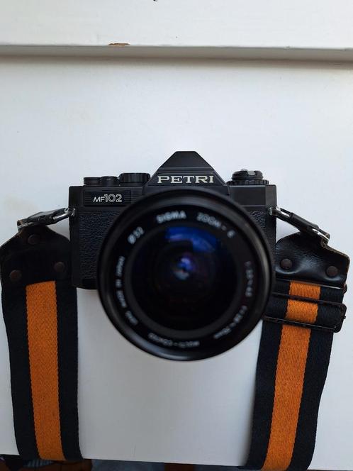Petri MF 102/103 automatische kleinbeeld spiegelreflexcamera, Audio, Tv en Foto, Fotocamera's Analoog, Gebruikt, Spiegelreflex