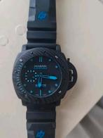 Tekoop panerai carbon, Sieraden, Tassen en Uiterlijk, Horloges | Heren, Ophalen of Verzenden, Zo goed als nieuw, Leer, Overige merken