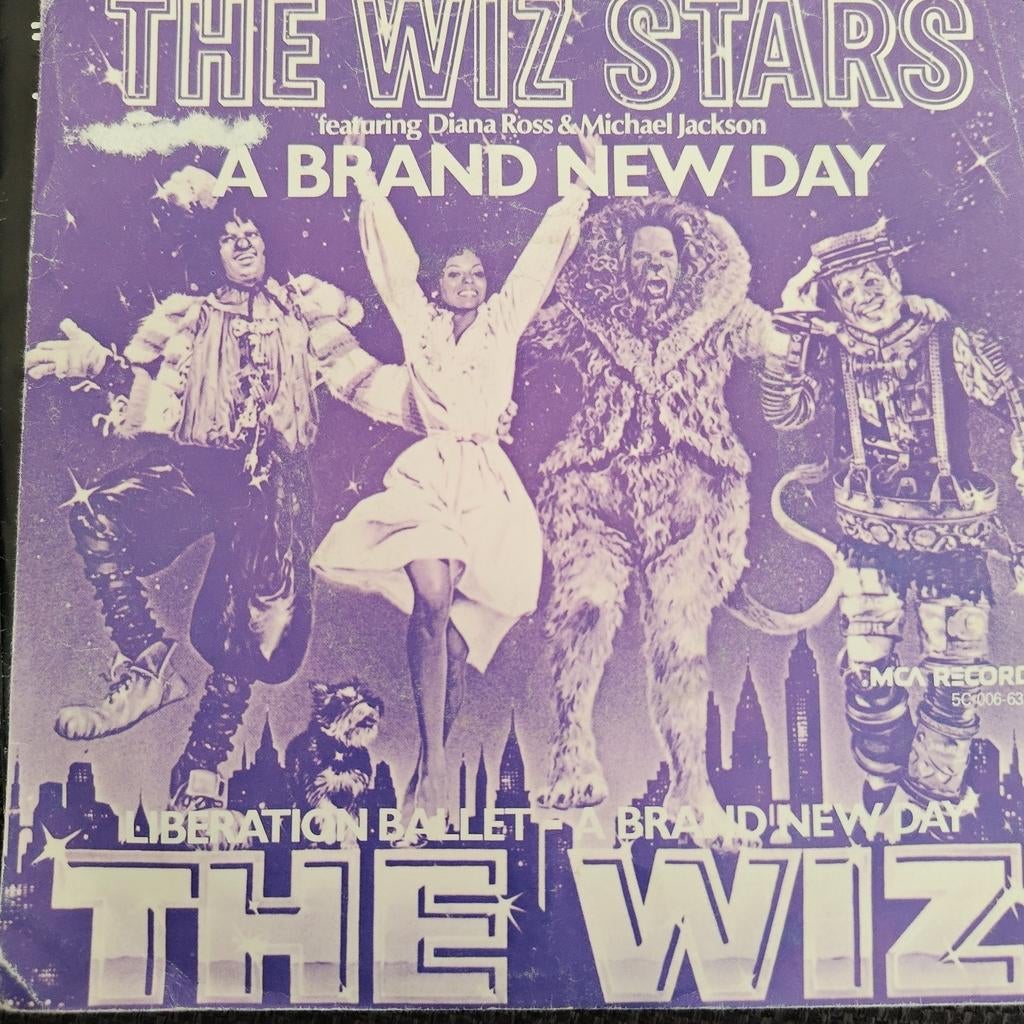 The Wiz Stars - Diana Ross & Michael Jackson Vinyl, Cd's en Dvd's, Vinyl Singles, Ophalen of Verzenden, Gebruikt, 7 inch