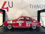 Ixo 1:18 Saab 96 V4 No.7 Rally Zweden 1973 Eklund/Carlsson, Hobby en Vrije tijd, Modelauto's | 1:18, Ophalen of Verzenden, Nieuw