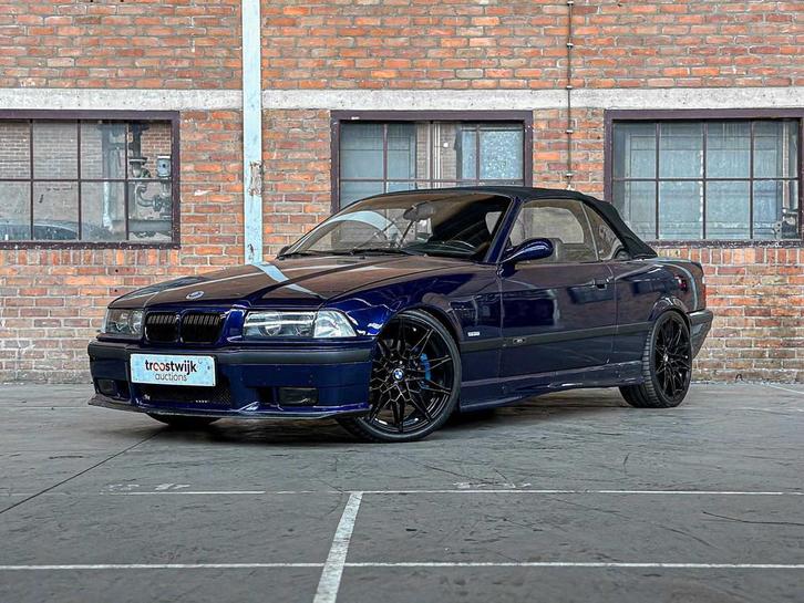 BMW 325i E36 Cabrio 3-serie 192pk 1993, P-579-PB -Youngtimer, Auto's, BMW, Bedrijf, 3-Serie, Open dak, Overige brandstoffen, Euro 1