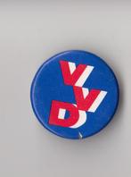 VVD politiek Partij button logo, Gebruikt, Niet vindbaar, Niet vindbaar, Speldje of Pin