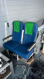 Twee transavia vliegtuig stoelen vliegtuigstoelen, Ophalen, Zo goed als nieuw, Twee