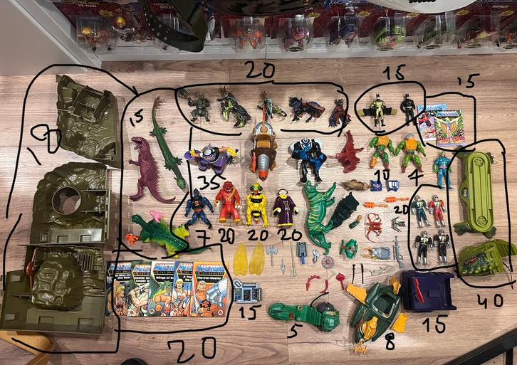 motu heman masters of the Universe blackstar thundercats, Verzamelen, Poppetjes en Figuurtjes, Gebruikt, Ophalen of Verzenden