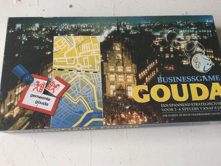 Gouda-Bussiness spel, Hobby en Vrije tijd, Gezelschapsspellen | Bordspellen, Zo goed als nieuw, Een of twee spelers, Drie of vier spelers