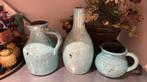 Brynzx vazen/kruiken, Huis en Inrichting, Ophalen, Blauw, Aardewerk of Porselein, Zo goed als nieuw