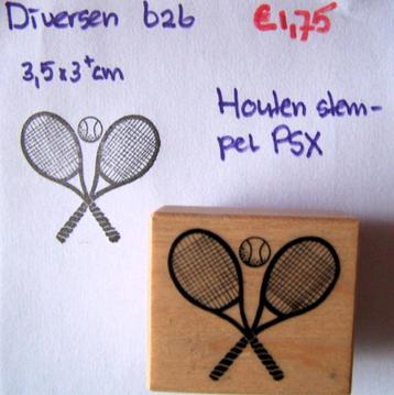 Diversen 626 Houten stempel beschikbaar voor biedingen