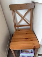 Houten Stoel met Kruis, Gebruikt, Bruin, Ophalen of Verzenden, Eén