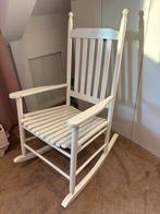 Witte wipstoel voor baby- of kinderkamer, Huis en Inrichting, Gebruikt, Wit, Ophalen of Verzenden, Eén