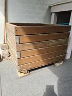 Houten bloembak 50x50, Ophalen, Gebruikt, Minder dan 60 cm, Vierkant