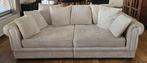 Comfortabele ribbel bank met lounge stoel, Huis en Inrichting, Banken | Bankstellen, Ophalen, 250 tot 300 cm, Gebruikt, 125 tot 150 cm