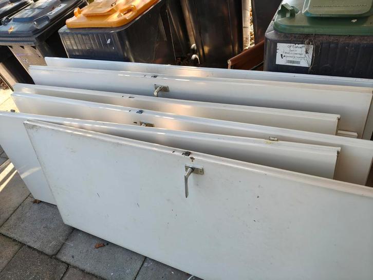 Opdekdeuren, Doe-het-zelf en Verbouw, Deuren en Horren, Gebruikt, Binnendeur, 200 tot 215 cm, Ophalen