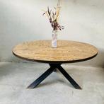 Martin Visser 'T Spectrum Eetkamertafel 150 diameter vintage, Huis en Inrichting, Gebruikt, 150 tot 200 cm, Rond, Eikenhout