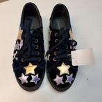 Superga plateau blauw velvet sneakers met sterren 38 47849, Blauw, ., Ophalen of Verzenden, Superga