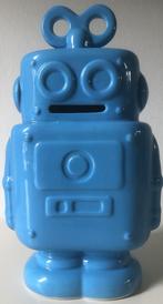 BEELD/SPAARPOT - ROBOT - KERAMIEK - 23 CM HOOG, Ophalen of Verzenden, Zo goed als nieuw