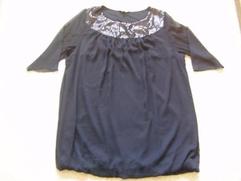 Zwart shirt maat 50/52 Ulla Popken, Kleding | Dames, Grote Maten, Zo goed als nieuw, Shirt of Top, Zwart, Ophalen of Verzenden