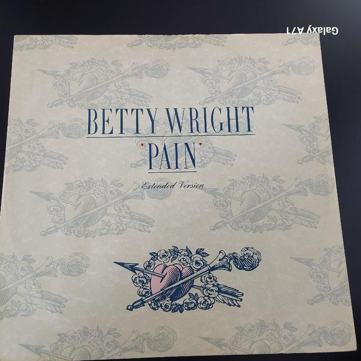 12 inch Maxisingel Betty Wright - Pain (1985), Cd's en Dvd's, Vinyl | R&B en Soul, Soul of Nu Soul, 1980 tot 2000, 12 inch, Ophalen of Verzenden
