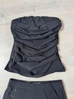 Studio Anneloes bandeau top maat L., Kleding | Dames, Tops, Ophalen, Zo goed als nieuw, Zwart