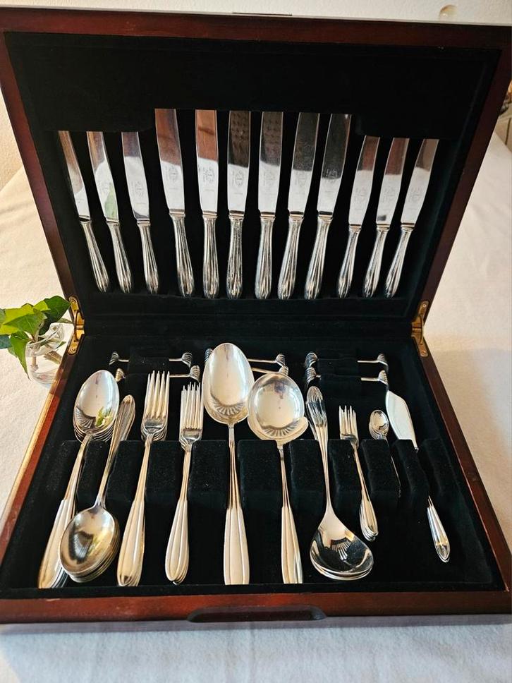 Verzilverd bestek van Keltum, shabby sjiek, Antiek en Kunst, Antiek | Bestek, Ophalen of Verzenden