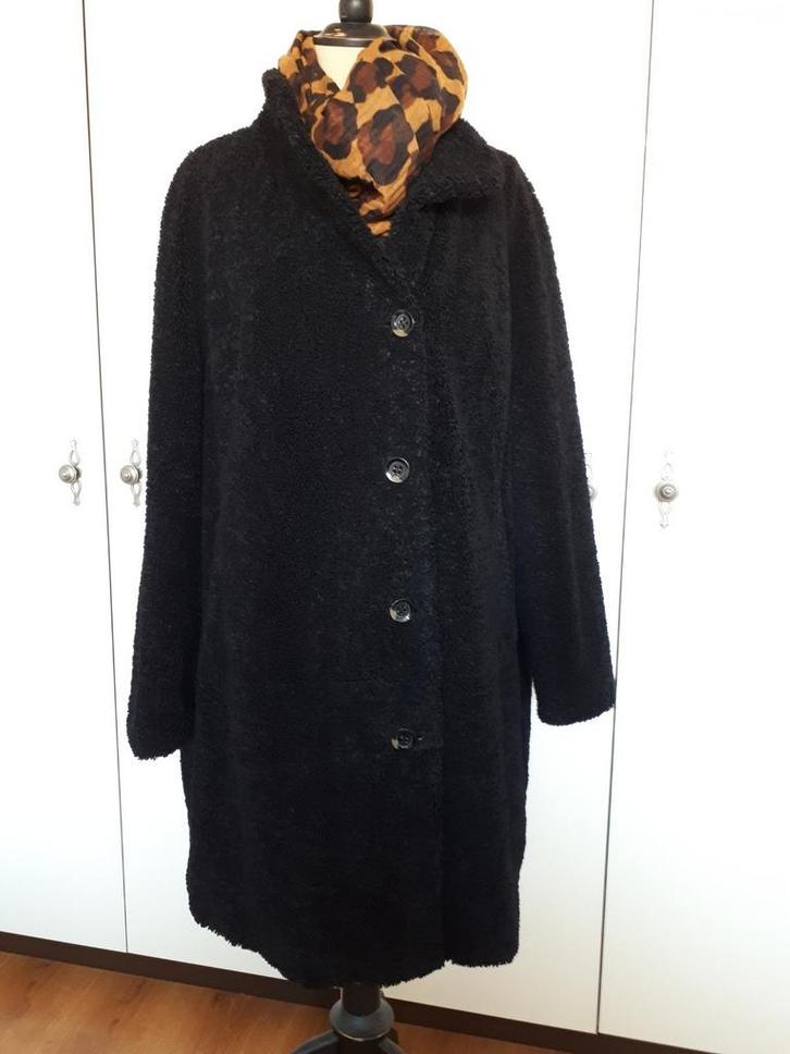 Beaumont zwarte teddy jas maat 44, Kleding | Dames, Jassen | Winter, Zo goed als nieuw, Maat 42/44 (L), Zwart, Ophalen of Verzenden