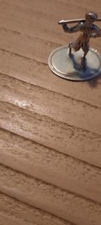 Antiek, 925 zilveren miniatuurtje. Man met haak., Ophalen of Verzenden, Zilver