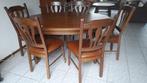 stoelen, Ophalen, Gebruikt, Bruin, Vijf, Zes of meer stoelen