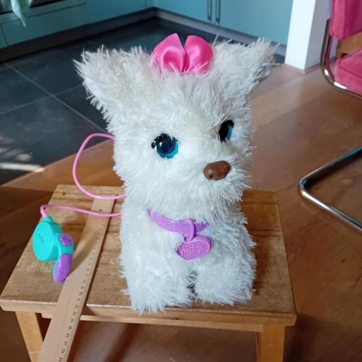 Furreal hondje, Kinderen en Baby's, Speelgoed | Knuffels en Pluche, Zo goed als nieuw, Hond, Ophalen
