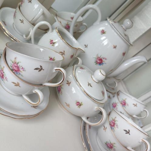 Vintage theeservies, Antiek en Kunst, Antiek | Servies compleet, Ophalen of Verzenden