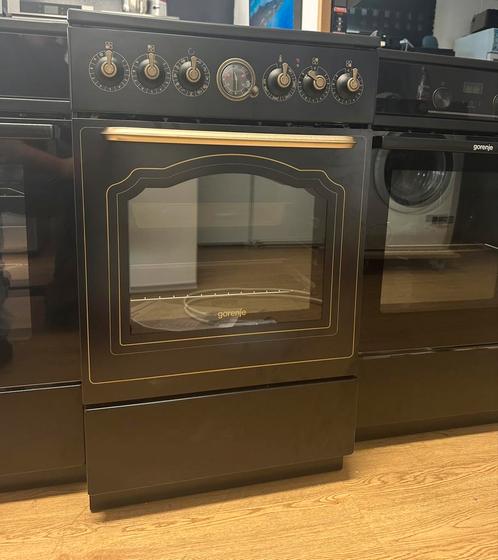 GORENJE 50CM CLASSICO Keramisch Fornuis GECS5B70CLB, Witgoed en Apparatuur, Fornuizen, Nieuw, Vrijstaand, Keramisch, 4 kookzones