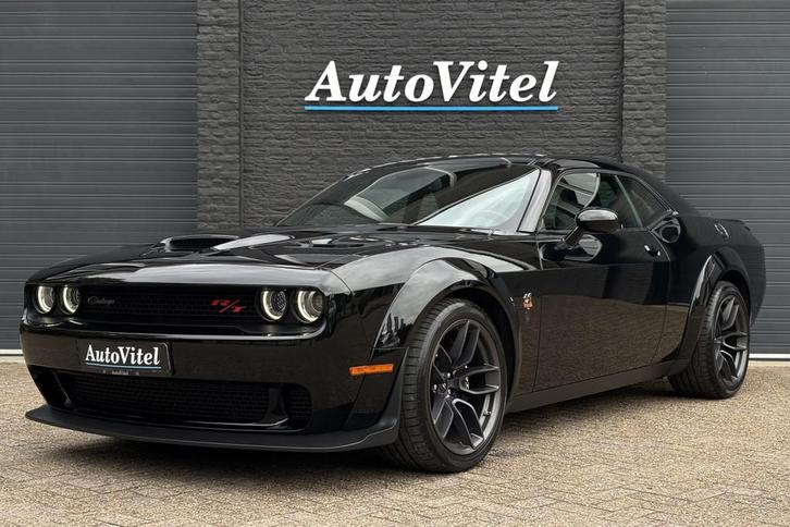 Dodge Challenger 6.4 R/T 492pk Scat Pack Shaker Widebody | N, Auto's, Dodge, Bedrijf, Te koop, Challenger, Achteruitrijcamera