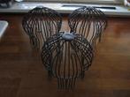 3 oude boldraadroosters voor hemelwaterafvoeren., Antiek en Kunst, Antiek | Woonaccessoires, Ophalen of Verzenden