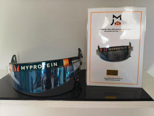 F1 gesigneerd en gebruikt Vizier Alex Albon, Verzamelen, Automerken, Motoren en Formule 1, Nieuw, Formule 1, Ophalen of Verzenden
