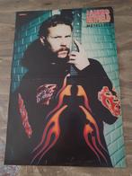 90s Poster van James Hetfield - Metallica, Ophalen of Verzenden, Zo goed als nieuw, Rechthoekig Staand, Film en Tv