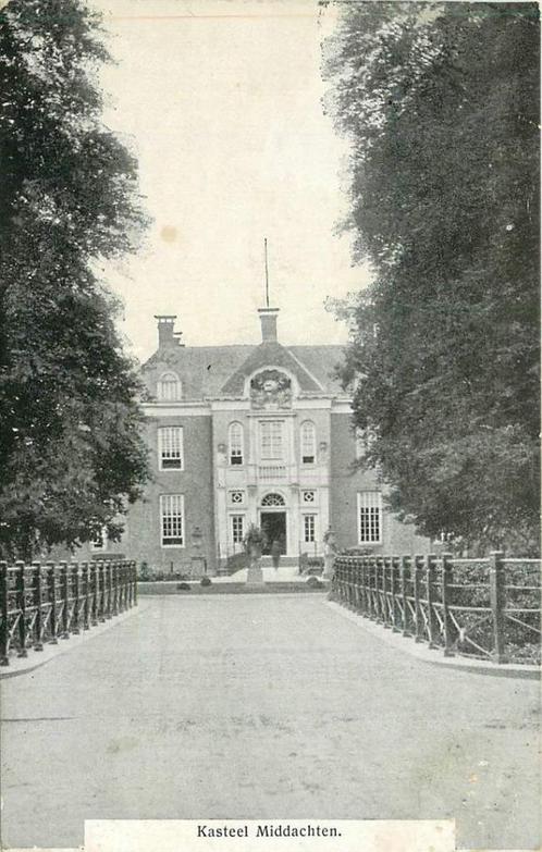 (381-403-023) De Steeg Kasteel Middachten, Verzamelen, Ansichtkaarten | Nederland, Gelderland, Voor 1920, Verzenden
