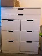 IKEA nordli ladekast 8 lades wit, Huis en Inrichting, Ophalen, Zo goed als nieuw, 25 tot 50 cm, Minder dan 100 cm