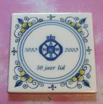 Makkums tegeltje 50 jaar lid ANWB 2003, Ophalen of Verzenden