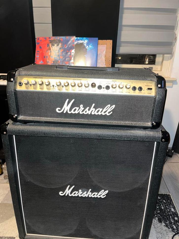 Marshall Valvestate 8100 Gitaar Versterker Top, Muziek en Instrumenten, Versterkers | Bas en Gitaar, Gebruikt, Gitaar, 100 watt of meer