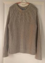 Lichtbruine trui met kabels, Kleding | Heren, Truien en Vesten, Bruin, Maat 48/50 (M), Ophalen of Verzenden, Zo goed als nieuw