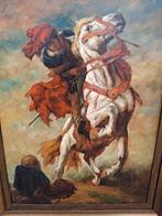 A. Bastien Schilderij - Sint Maarten, Antiek en Kunst, Kunst | Schilderijen | Klassiek, Ophalen of Verzenden