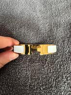 Hermes clic H armband goud wit, Sieraden, Tassen en Uiterlijk, Armbanden, Ophalen of Verzenden, Nieuw, Wit, Goud