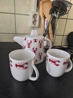Fabienne Chapot Theepot met Kopjes - Kreeft Design, Huis en Inrichting, Keuken | Servies, Ophalen, Zo goed als nieuw, Overige stijlen