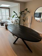 Zwarte mangohouten eettafel 240110 cm – zeer goede staat, Ophalen, 100 tot 150 cm, 200 cm of meer, Zo goed als nieuw
