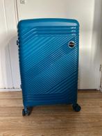 Stevige koffer met wieltjes, 1x gebruikt, Sieraden, Tassen en Uiterlijk, Koffers, Uitschuifbare handgreep, Hard kunststof, Zo goed als nieuw