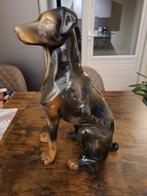 Porceleinen Doberman, Ophalen, Gebruikt, Hond of Kat, Beeldje of Figuurtje