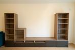 IKEA TV Meubel met Vitrine & Planken, Huis en Inrichting, Kasten | Wandmeubels, Ophalen, 250 tot 300 cm, Zo goed als nieuw, Met lade(s)