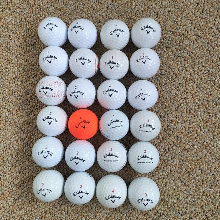 24 zgan Callaway golfballen te koop, Sport en Fitness, Golf, Zo goed als nieuw, Bal(len), Callaway, Ophalen