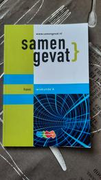 Samengevat Havo Wiskunde A, Boeken, HAVO, Ophalen of Verzenden, Zo goed als nieuw