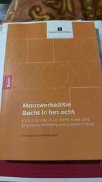 maatwerkeditie recht in het echt uva, Boeken, Ophalen of Verzenden, Zo goed als nieuw