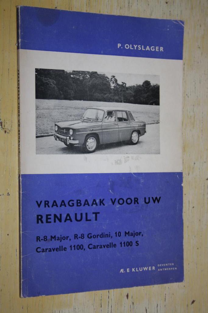 Vraagbaak voor uw Renault R-8 Major Gordini Caravelle 1100 S, Auto diversen, Handleidingen en Instructieboekjes, Ophalen of Verzenden