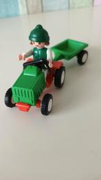 Meisje op tractor, Ophalen of Verzenden, Gebruikt